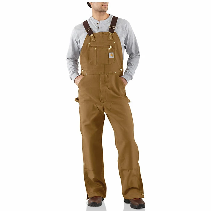 Carhartt Men's Zip To Thigh Bib Overall 2 Carhartt Men's Zip To Thigh Bib Overall - Image 2