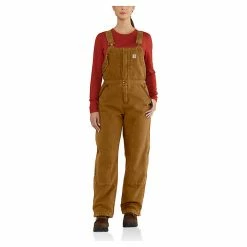 Carhartt Women's Weathered Duck Wildwood Overalls Bib