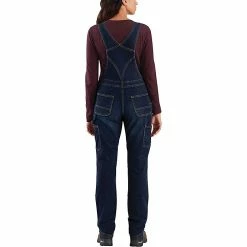 Carhartt Women's Denim Double Front Bib Overall -Outlet B&W Store 10449053x1062293 vBack 1