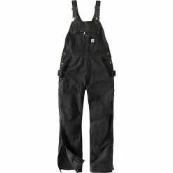 Carhartt Women's Quilt Lined Washed Duck Bib Overall -Outlet B&W Store 10449071x1012905 zm