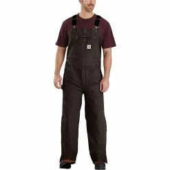 Carhartt Men's Quilt-Lined Washed Duck Bib Overall -Outlet B&W Store 10449072x1036870 zm