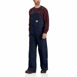 Carhartt Men's Loose Fit Firm Duck Insulated Overall Bib -Outlet B&W Store 10530327x1042015 zm