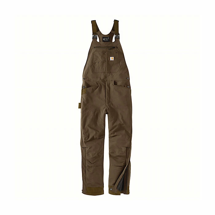 Carhartt Men's Super Dux Relaxed Fit Insulated Overall Bib 1 Carhartt Men's Super Dux Relaxed Fit Insulated Overall Bib