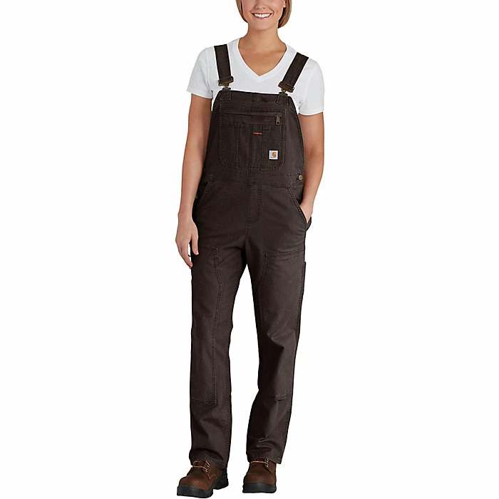 Carhartt Women's RF Loose Fit Canvas Bib Overall 7 Carhartt Women's RF Loose Fit Canvas Bib Overall - Image 7