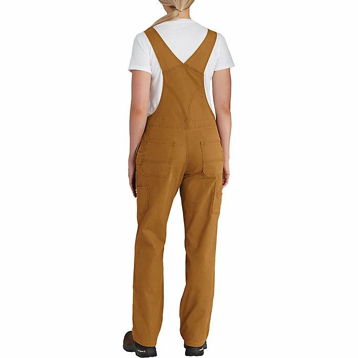 Carhartt Women's RF Loose Fit Canvas Bib Overall 2 Carhartt Women's RF Loose Fit Canvas Bib Overall - Image 2