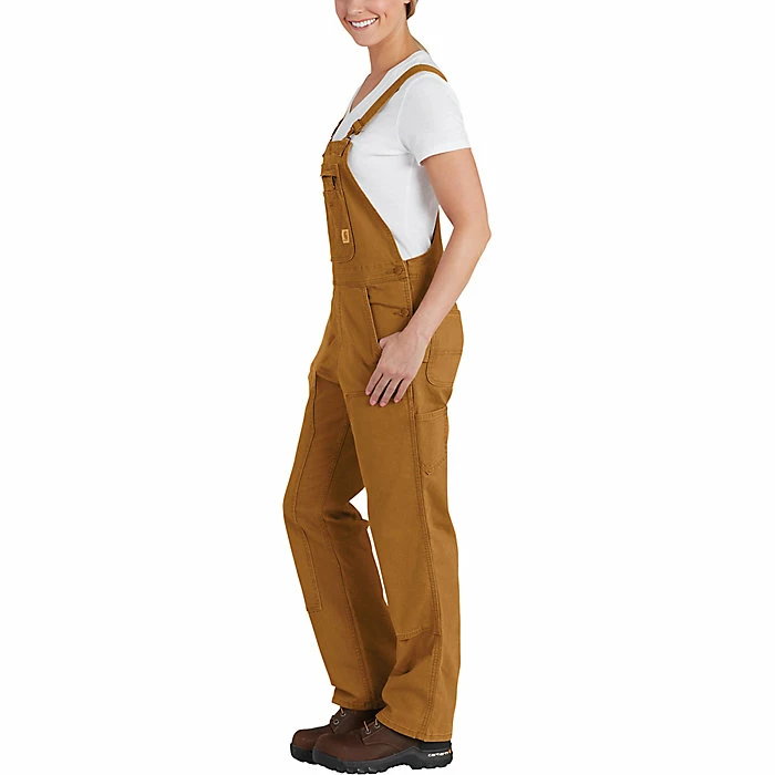 Carhartt Women's RF Loose Fit Canvas Bib Overall 5 Carhartt Women's RF Loose Fit Canvas Bib Overall - Image 5