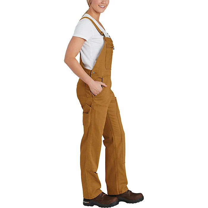 Carhartt Women's RF Loose Fit Canvas Bib Overall 6 Carhartt Women's RF Loose Fit Canvas Bib Overall - Image 6